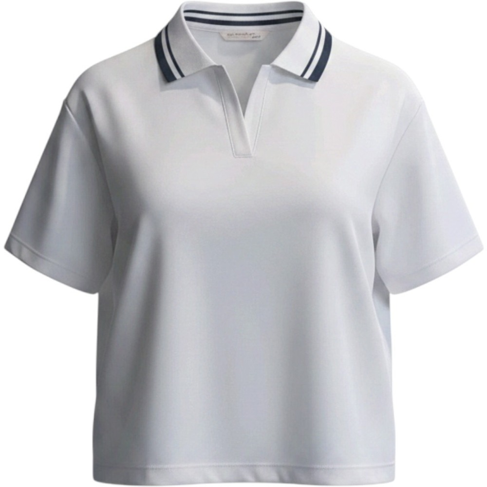 NWT Nanette Lepore Short Sleeve Polo Shirt Collared BuiltIn Sun Protection Sz XL
